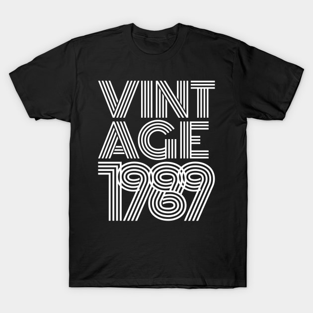 Vintage 1989 Retro 80's 30th Birthday Gift T-Shirt by peter2art